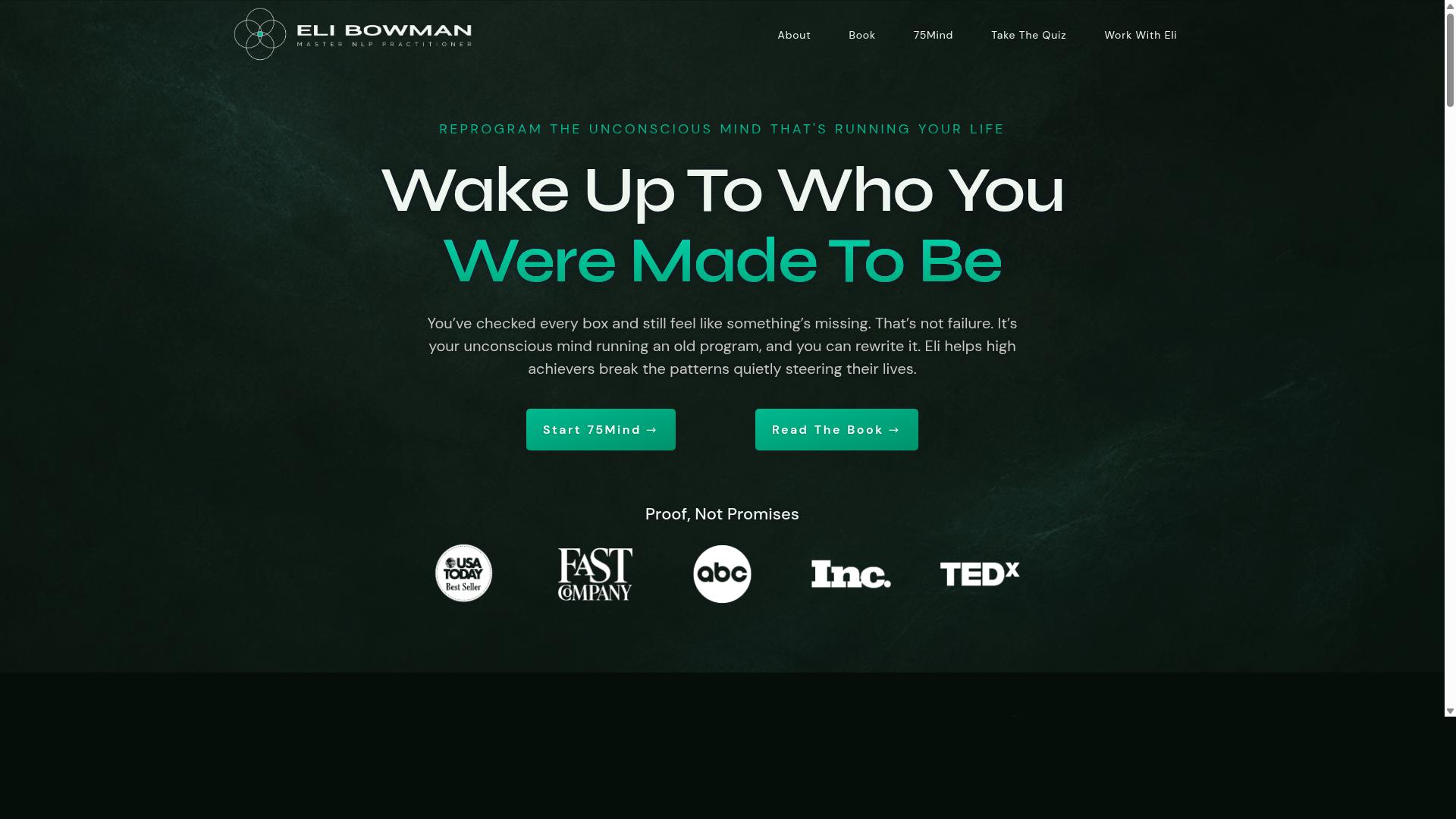 Eli Bowman website